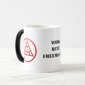 York Rite Masonic Logo Verwandlungstasse (Vorderseite Links)