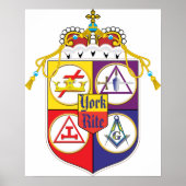 York Rite Shield Poster (Vorne)