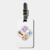 York-Ritus-DigitalPinwheel Gepäckanhänger (Vorderseite vertikal)