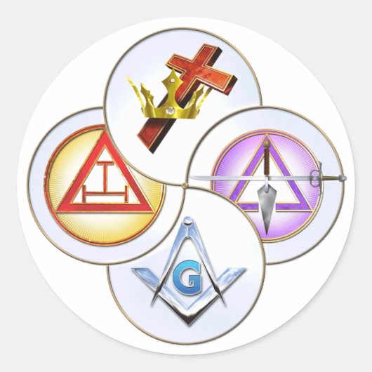 York-Ritus-DigitalPinwheel Runder Aufkleber (Vorderseite)