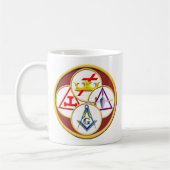 York-Ritus KREISTasse und STEIN Kaffeetasse (Links)