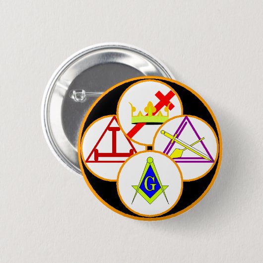 York-Ritus-Maurer Button (Vorne & Hinten)