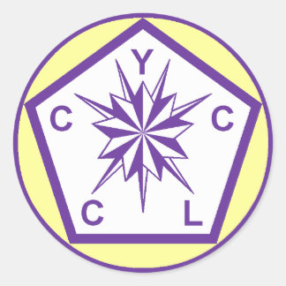 York-Ritus-souveräner Uni-Aufkleber Runder Aufkleber