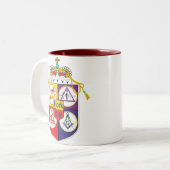 York-Ritusschild Zweifarbige Tasse (Vorderseite Links)