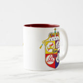 York-Ritusschild Zweifarbige Tasse (VorderseiteRechts)