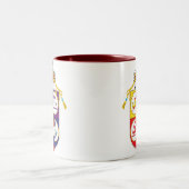 York-Ritusschild Zweifarbige Tasse (Mittel)
