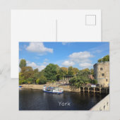 York River Ouse Postkarte (Vorne/Hinten)