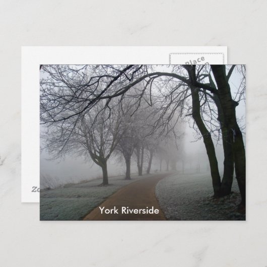 York Riverside Postkarte (Vorne/Hinten)