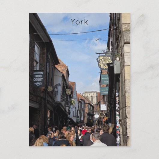 York Shambles Postkarte (Vorderseite)