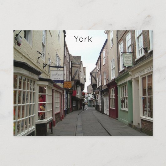 York Shambles Postkarte (Vorderseite)
