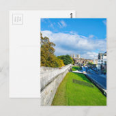 York Walls und Minster Postkarte (Vorne/Hinten)