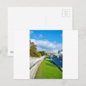York Walls und Minster Postkarte (Vorne/Hinten)