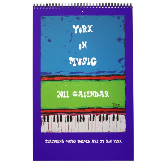 York zum Thema Musik, Kalender 2011 (Titelbild)