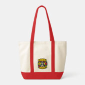 Yorki Mama Floral Tragetasche (Rückseite)