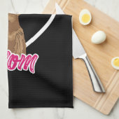 Yorki-Mama Geschirrtuch (Viertel Falte)