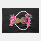 Yorki-Mama Geschirrtuch (Horizontal)