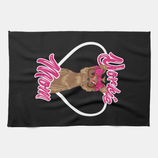 Yorki-Mama Geschirrtuch (Horizontal)