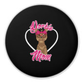 Yorki-Mama Keramikknauf (Vorderseite)