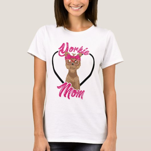 Yorki-Mama T-Shirt (Vorderseite)