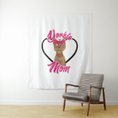 Yorki-Mama Wandteppich (Beispiel)