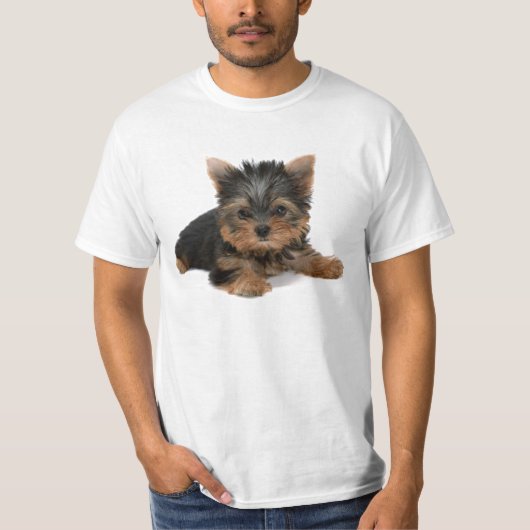 Yorki Welpe T-Shirt (Vorderseite)