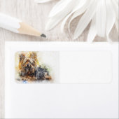 Yorkie Aquarellkunst (Insitu)