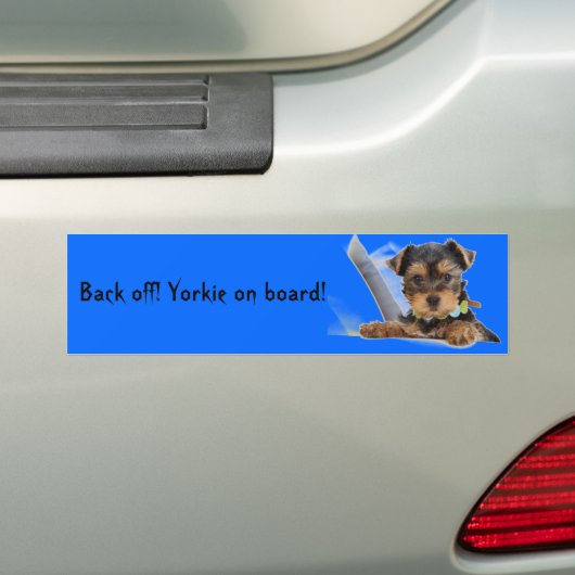 Yorkie Autoaufkleber (Auf Auto)