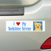 Yorkie Autoaufkleber - "Sammy" (Auf Auto)