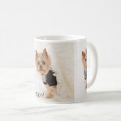 Yorkie Baby Tasse Yorkshire Terrier Mama (VorderseiteRechts)