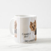 Yorkie Baby Tasse Yorkshire Terrier Mama (Vorderseite Links)