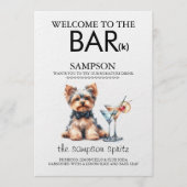 Yorkie Bar Menükarte (Vorderseite)