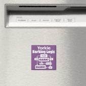 Yorkie Barking Logic Magnet (In Situ (Geschirrspüler))