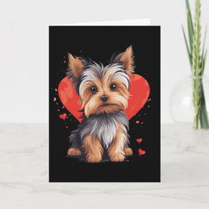 Yorkie Besitzer Mama Papa Yorkshire Terrier Hundel Karte