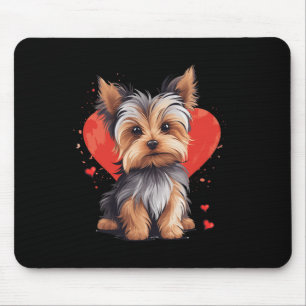Yorkie Besitzer Mama Papa Yorkshire Terrier Hundel Mousepad