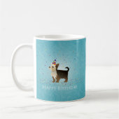 Yorkie Birthday Design Kaffeetasse (Links)