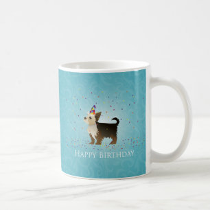 Yorkie Birthday Design Kaffeetasse