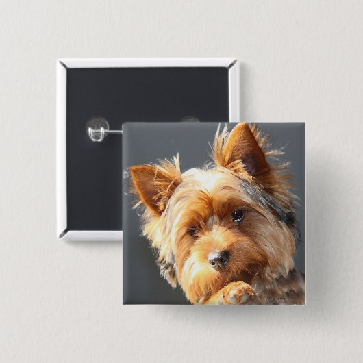 Yorkie Button (Vorne & Hinten)