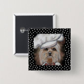 Yorkie Button (Vorne & Hinten)