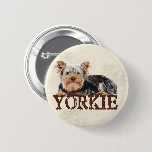 Yorkie Button (Vorne & Hinten)