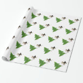 Yorkie Christmas Design Geschenkpapier (Ungerollt)