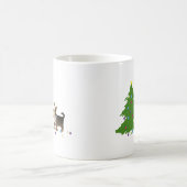 Yorkie Christmas Design Kaffeetasse (Mittel)