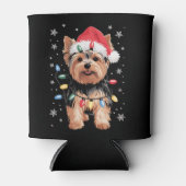 Yorkie Christmas Dog Long Xmas Geschenk Dosenkühler (Vorderseite)