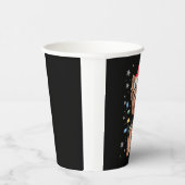 Yorkie Christmas Dog Long Xmas Geschenk Pappbecher (Rechts)