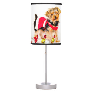 Yorkie Christmas Lamp