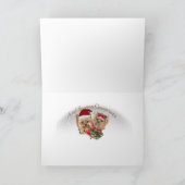 Yorkie Christmas Mistletocard Feiertagskarte (Innenseite)