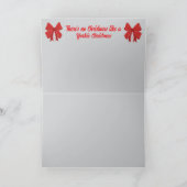 Yorkie Christmas Sleigh Ankündigung (Innenseite)