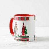 Yorkie Christmas Tasse (Vorderseite Links)