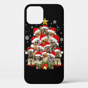 Yorkie Christmas Tree Funny Xmas Geschenke für Yor Case-Mate iPhone Hülle