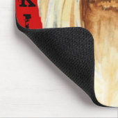 Yorkie Color Block Mouse Pad Mousepad (Ecke)