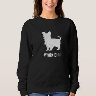 Yorkie Dad Herren Lustiger Yorkshire Terrier Hunde Sweatshirt